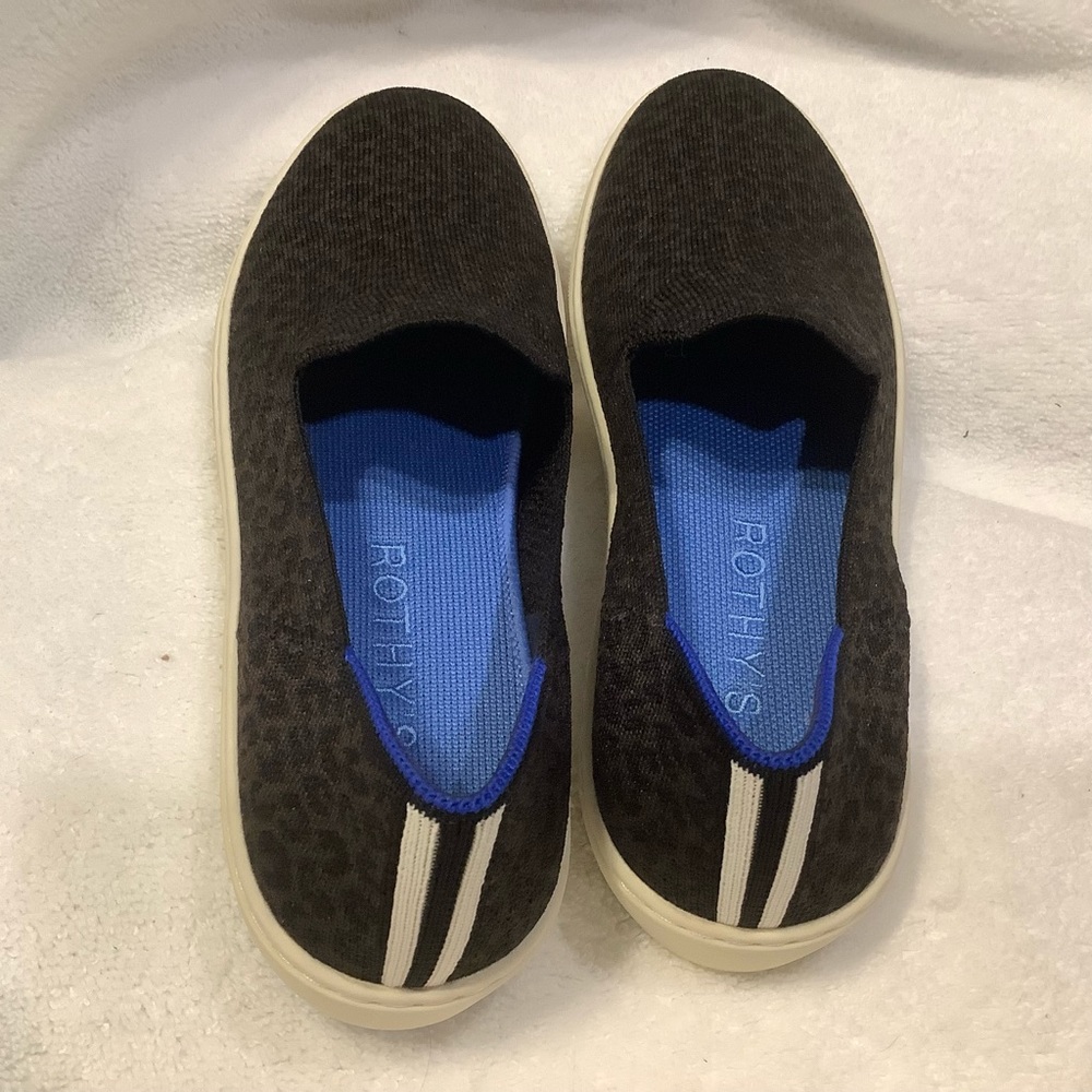 Rothy's Espresso Spot Textile The Original Slip On Sneakers Women’s US 8 EU 38.5 - Picture 3 of 10